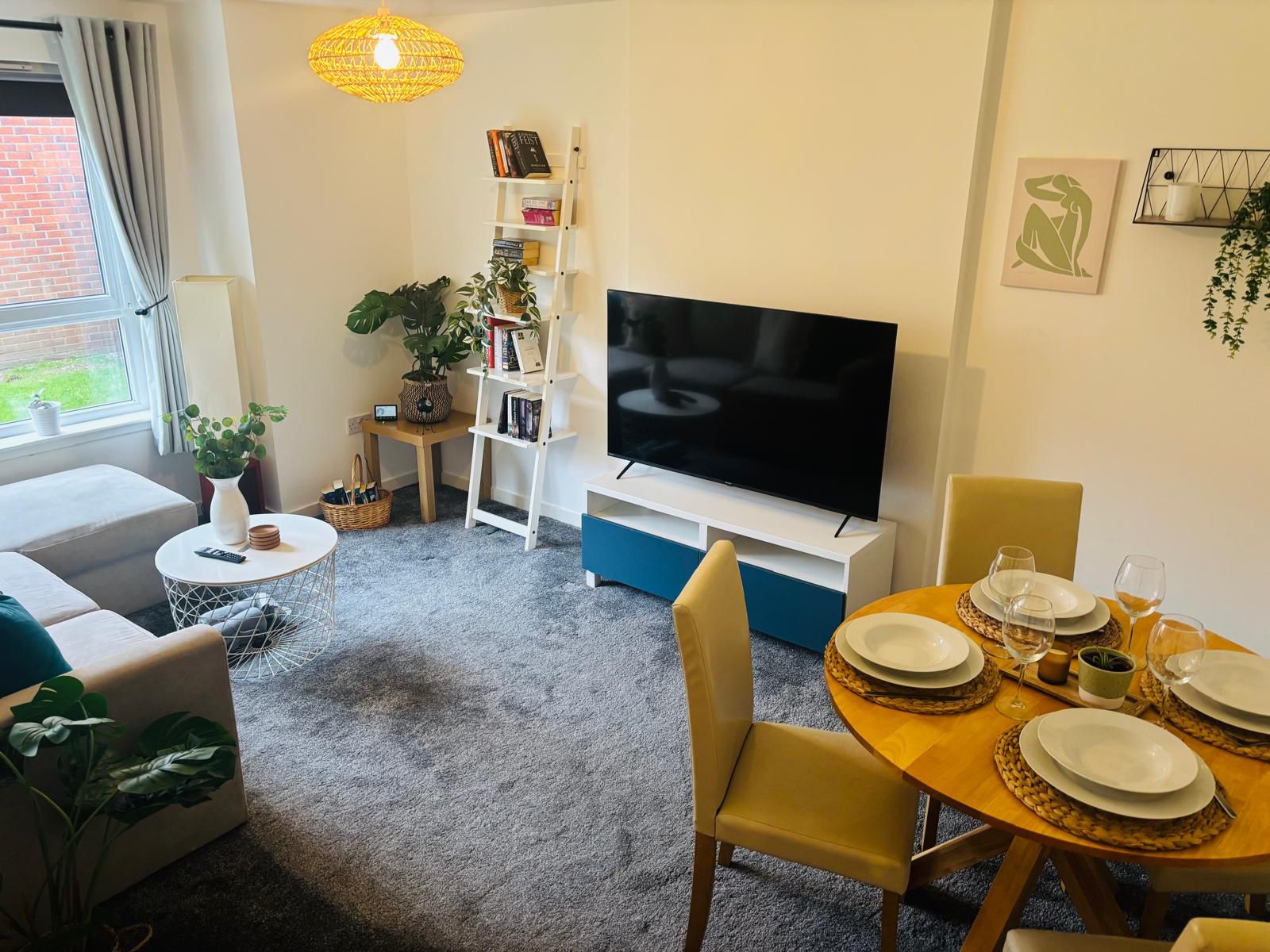 Living and dining area