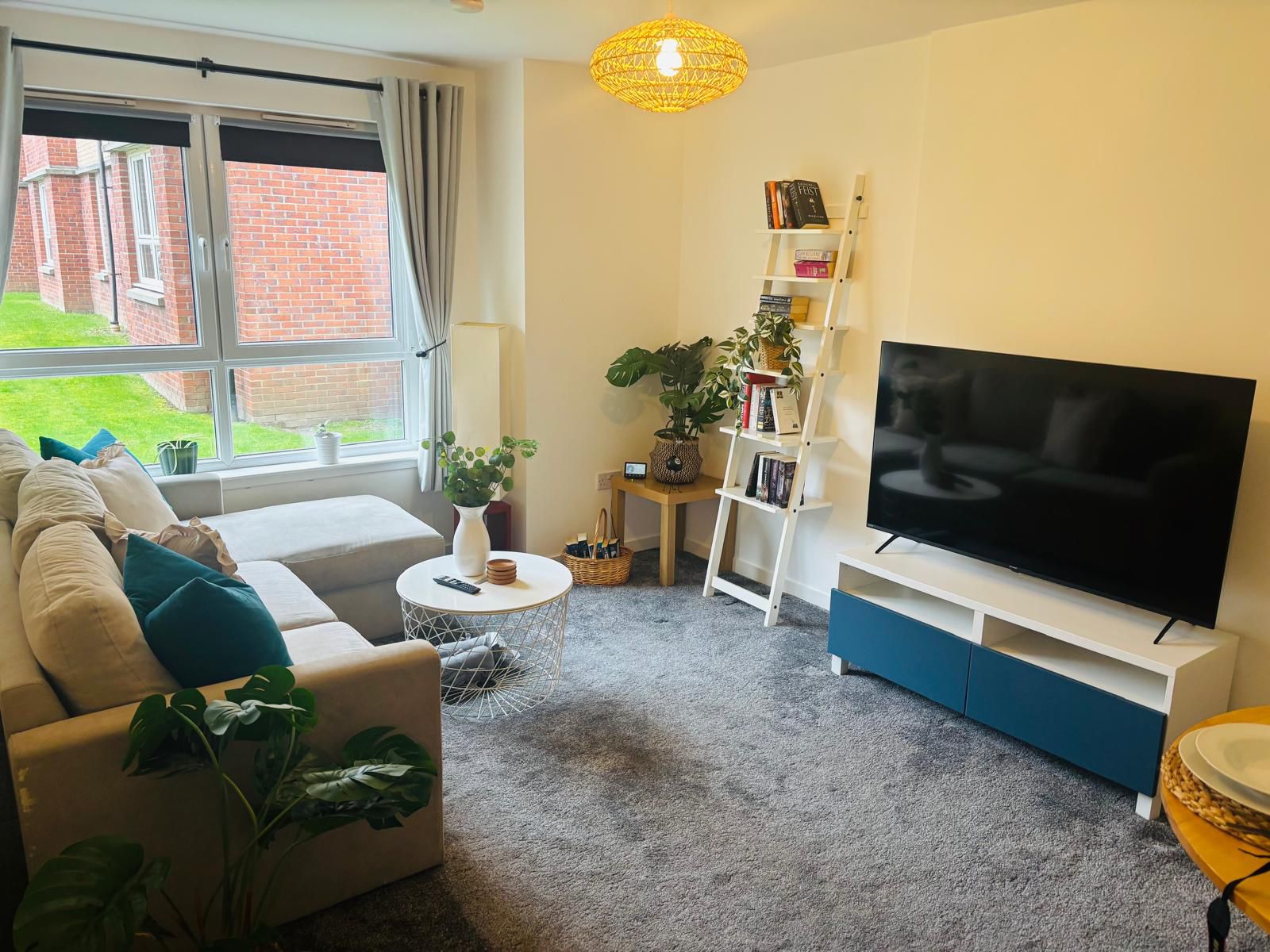 Living room with TV