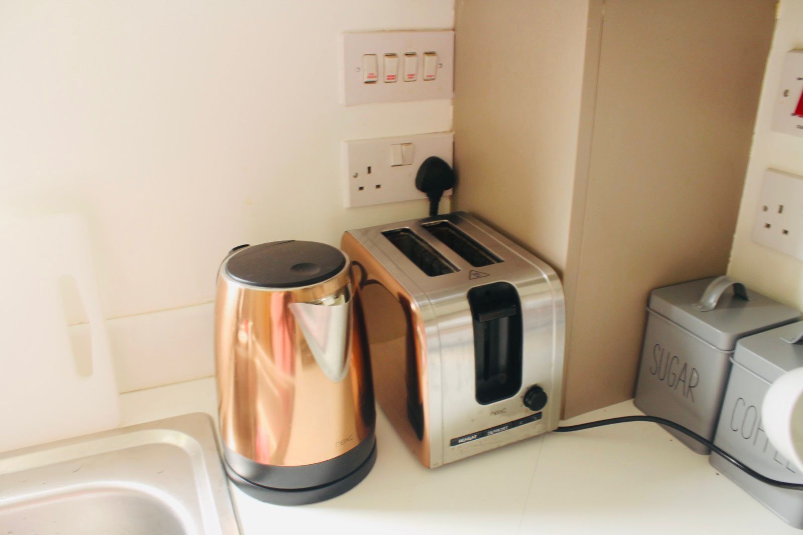 Kettle and toaster